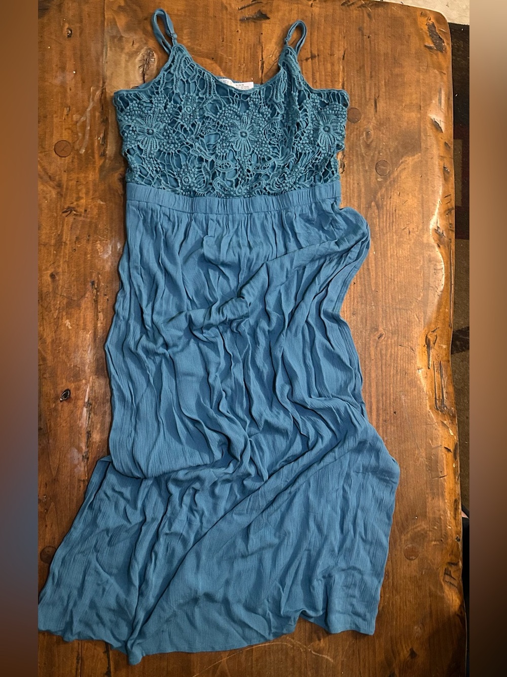 Blue Tank Top Maxi Dress XL